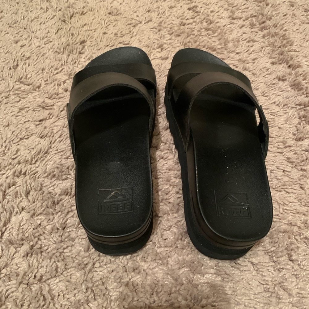Reef Black Sandals